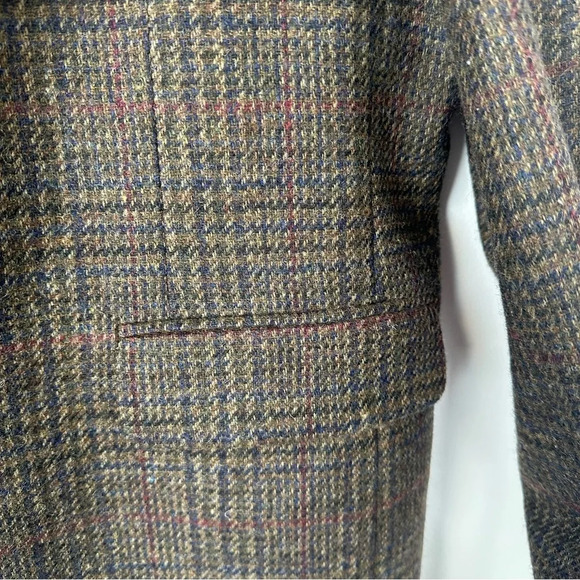 Robert Stock Classics Men’s Sport Coat Size 42 Long Brown Plaid Tweed Old Money - Picture 3 of 11